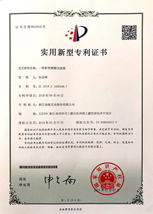 一種新型磷酸過濾器